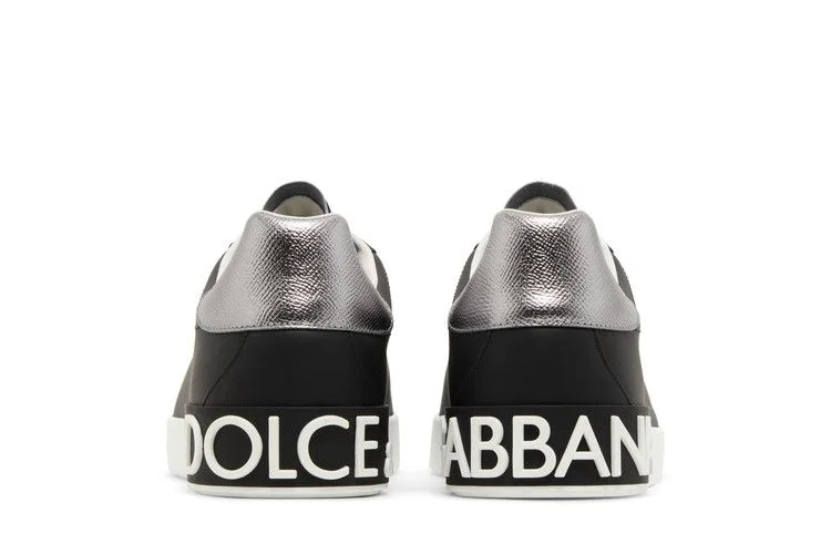 Кроссовки Dolce & Gabbana Portofino 'Black Silver'