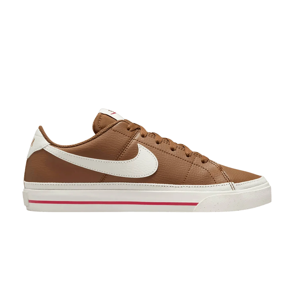 Кроссовки Nike Wmns Court Legacy Next Nature  'Light British Tan/Fire Red/Sail'