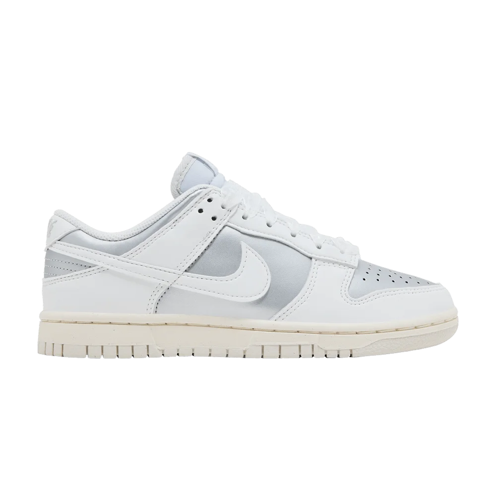 Krossovki-Nike-Wmns-Dunk-Low-Next-Nature-Sheer-Lace-Pack-Metallic-Platinum