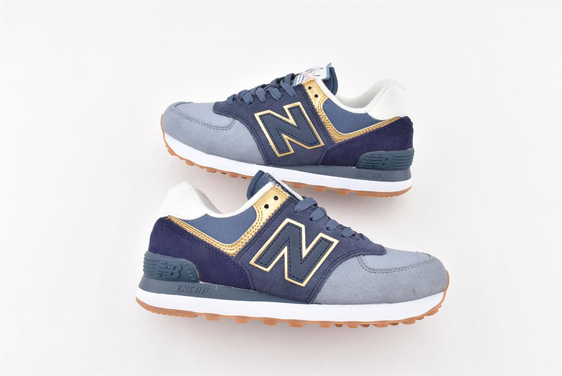 Кроссовки New Balance 574 Metallic Patch Blue W