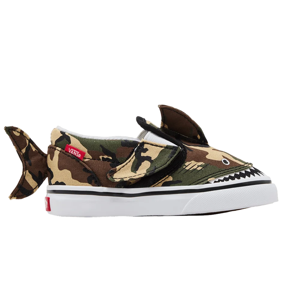 Krossovki-Vans-Slip-On-V-Toddler-Camo-Shark