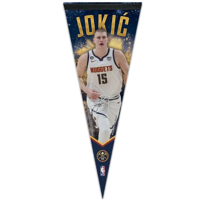 Вымпел Nikola Jokic Denver Nuggets NBA Premium Pennant