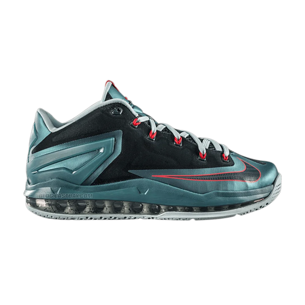 Krossovki-Nike-LeBron-11-Max-Low-GS-Turbo-Green