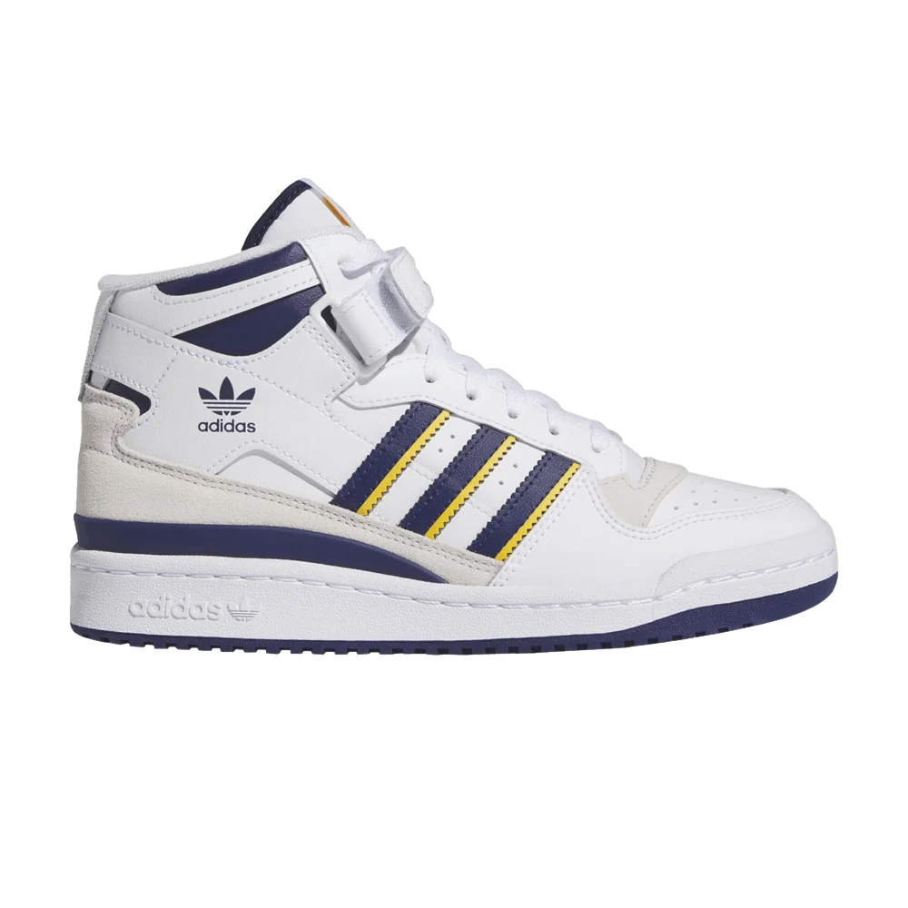Кроссовки Adidas Wmns Forum Mid 'White Blue Yellow'