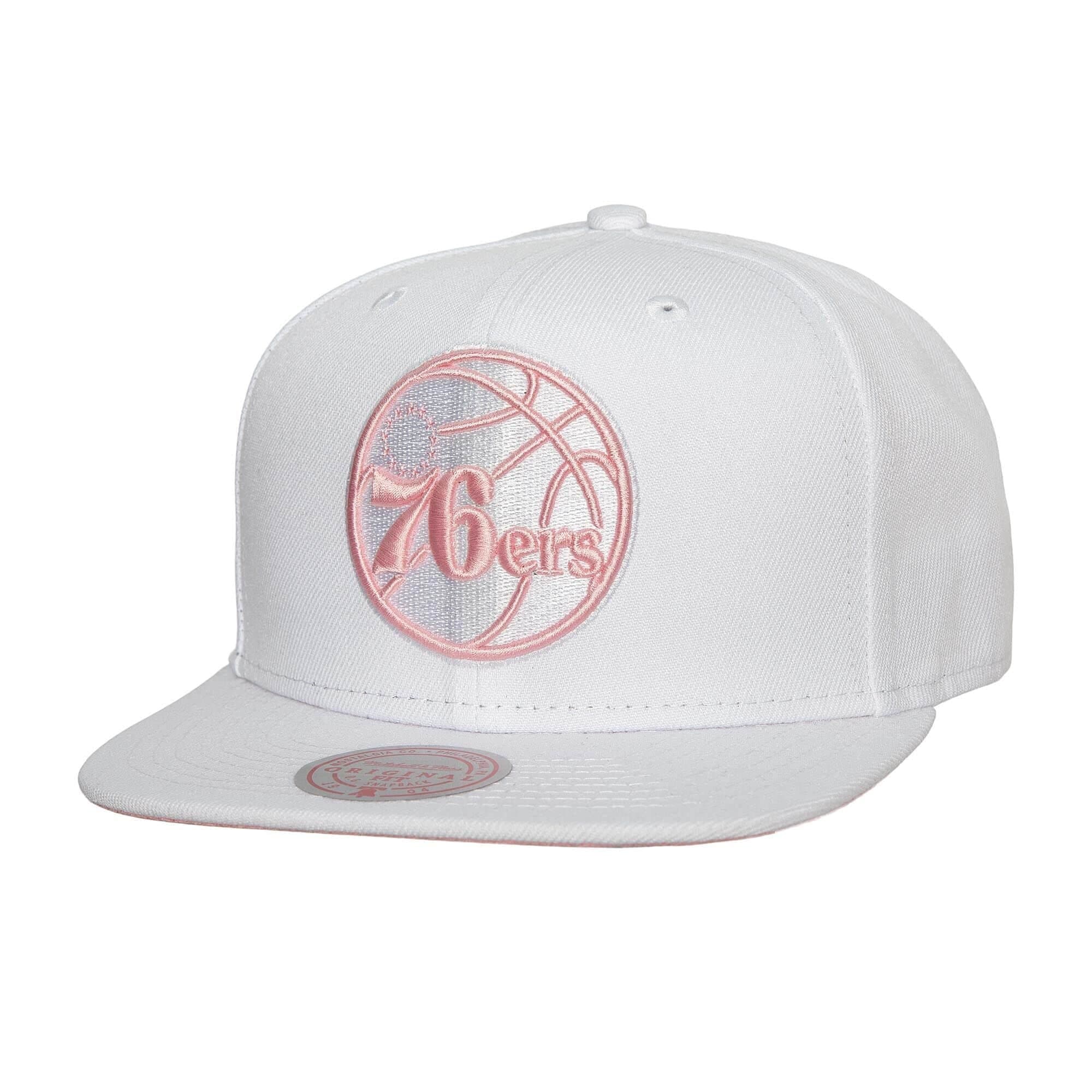 Бейсболка Mitchell & Ness Summer Suede Snapback Philadelphia 76ers