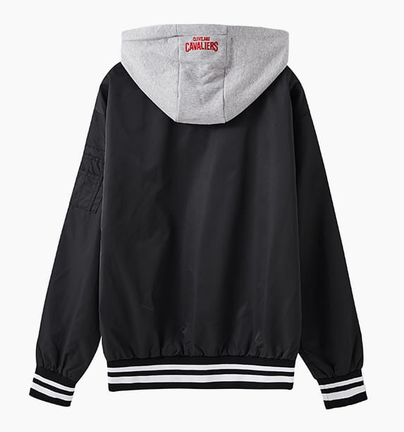 Куртка с капюшоном 2018 NBA Cleveland Cavaliers Black Jacket