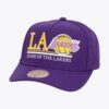 Mitchell-Ness-Purple-Los-Angeles-Lakers-Home-Of-Pro-Pinch-Fit-Snapback-Hat-100x100