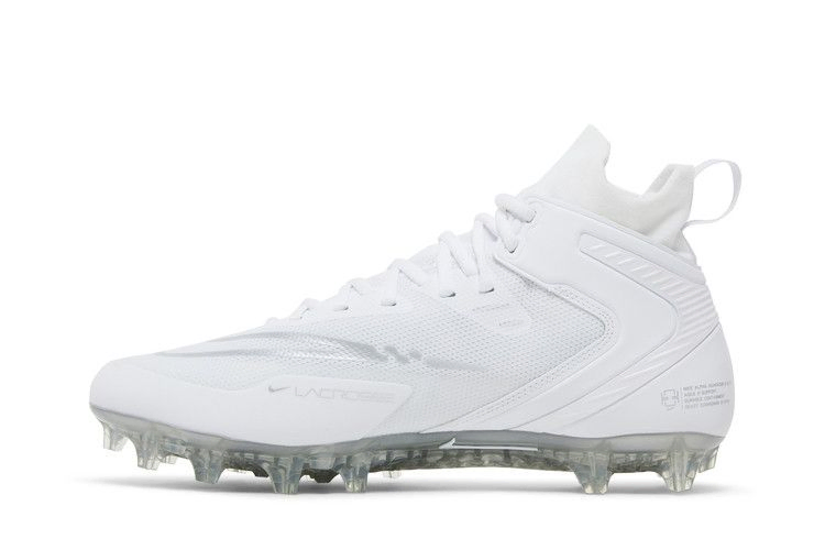 Кроссовки Nike Alpha Huarache 8 Elite 'White Metallic Silver'