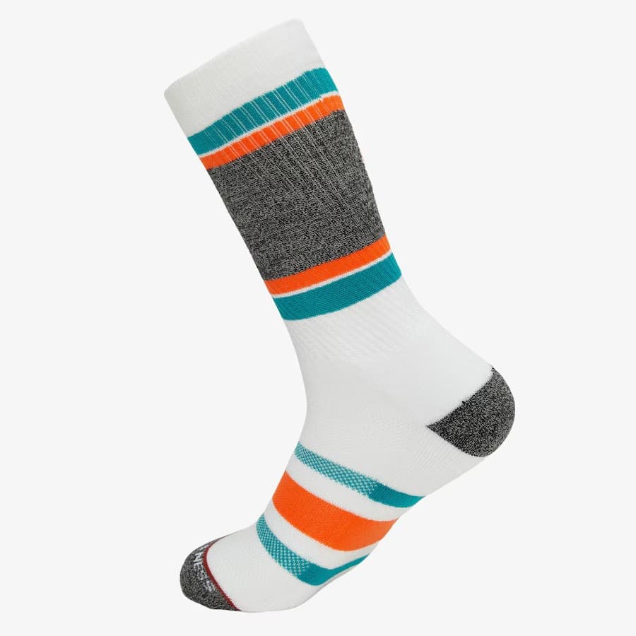 Спортивные носки Mitchell & Ness Miami Dolphins Interception Crew Socks