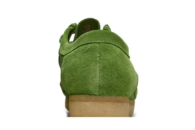 Кроссовки Clarks Supreme x Woven Wallabee 'Green'