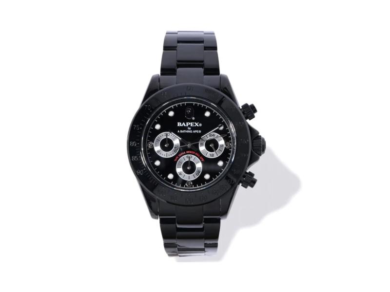 BAPE-A-Bathing-Ape-Type-3-Bapex-Watch-Black