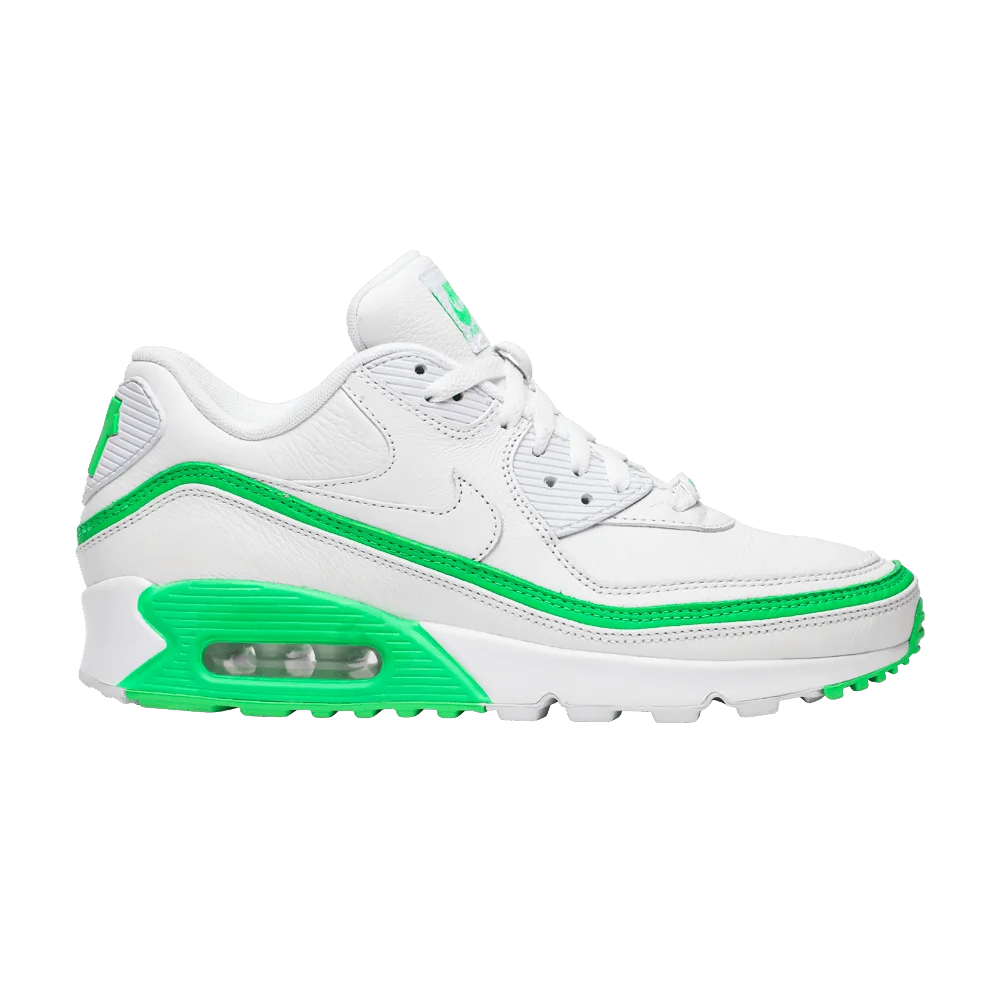 Krossovki-Undefeated-x-Nike-Air-Max-90-White-Green-Spark