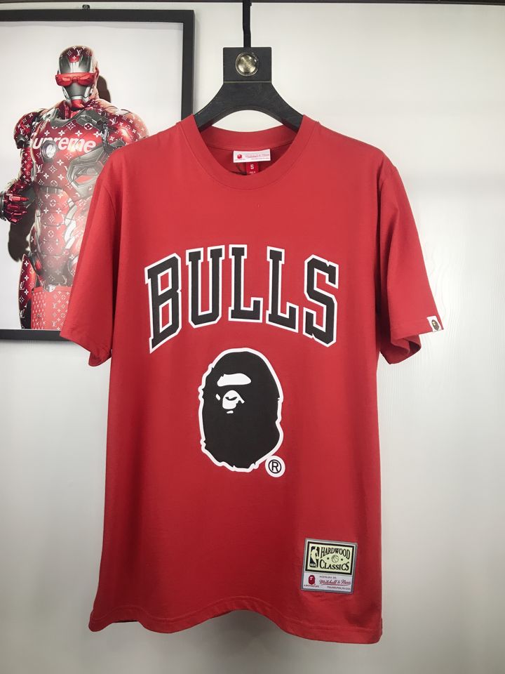 BAPE-x-Mitchell-Ness-Bulls-Tee-Red-2