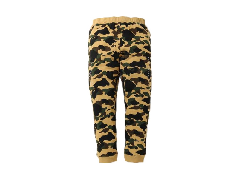 BAPE-1st-Camo-Sweatpants-SS21-Yellow-2-1