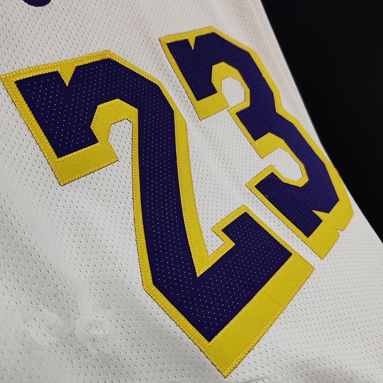 Баскетбольная джерси 2019-20 LeBron James Lakers White Authentic Association Edition