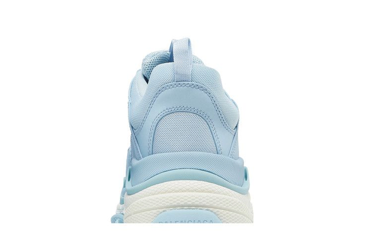 Кроссовки Balenciaga Triple S Sneaker 'Allover Logo - Light Blue'