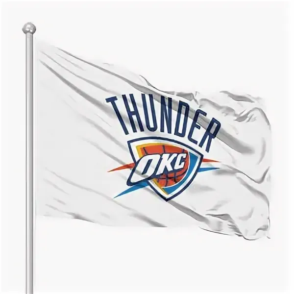 Флаг NBA Oklahoma City Thunder