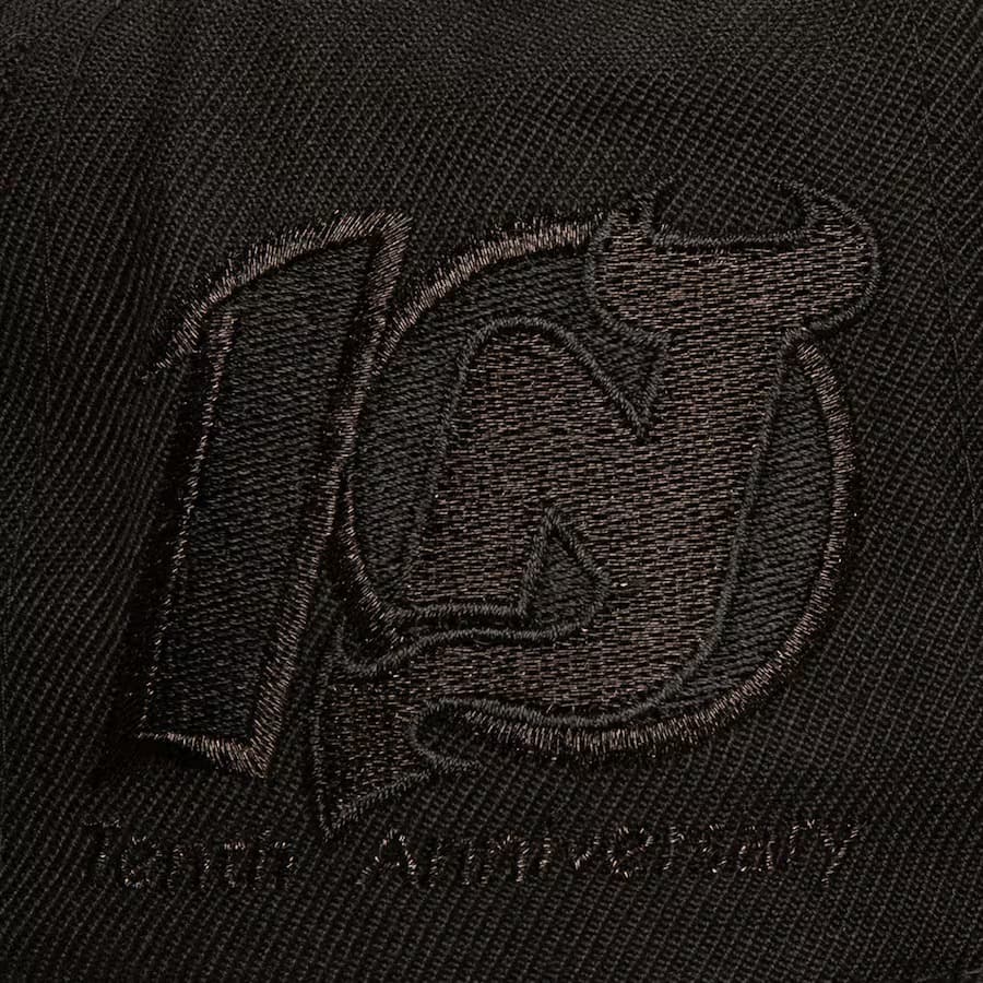 Бейсболка Mitchell & Ness Black New Jersey Devils Pearl Snapback Hat