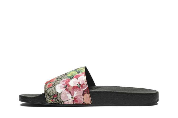 Сланцы Gucci Wmns GG Supreme Slide 'Blooms'