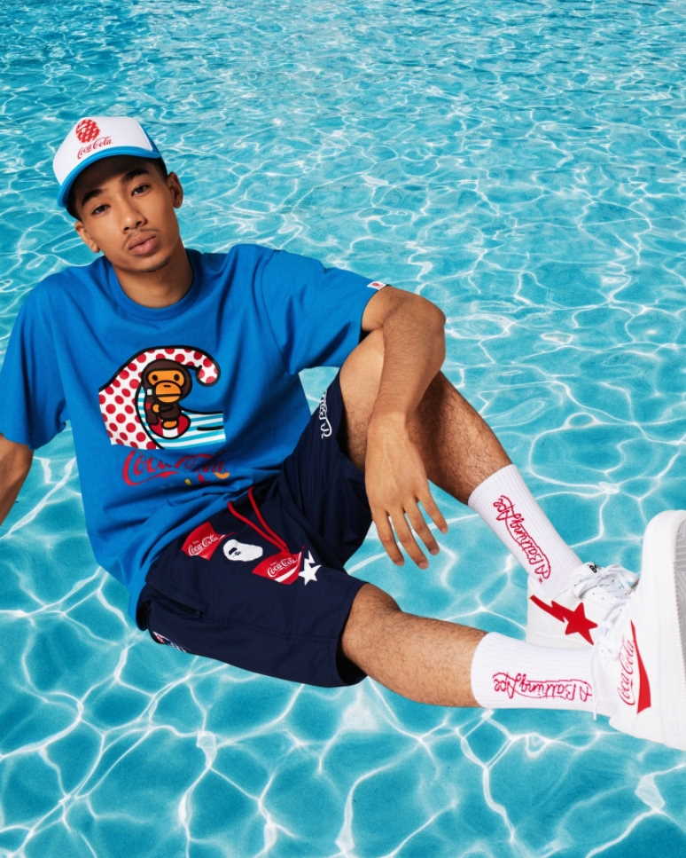 Спортивные носки BAPE x Coca Cola Socks White