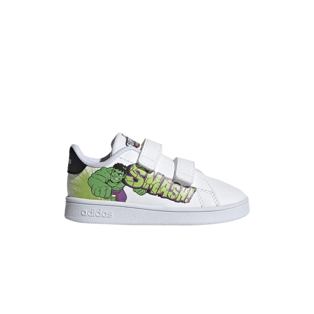 Krossovki-Marvel-x-adidas-Advantage-Infant-Hulk