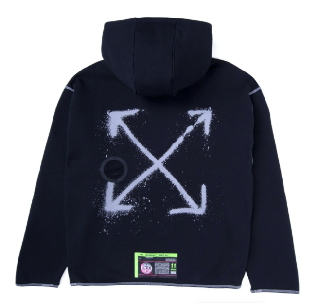 Худи OFF-WHITE x Nike Hoodie Black