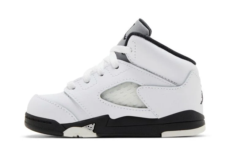 Кроссовки Air Jordan 5 Retro TD 'White Black'