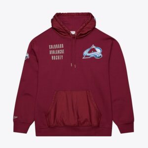 Mitchell-Ness-Cardinal-Colorado-Avalanche-Polar-Fleece-Quarter-Zip-Pullover-Hoodie-300x300