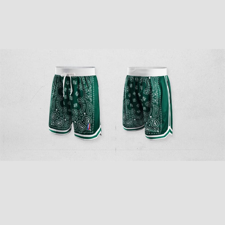 Спортивные шорты Ehot Paisley Cut Green Shorts