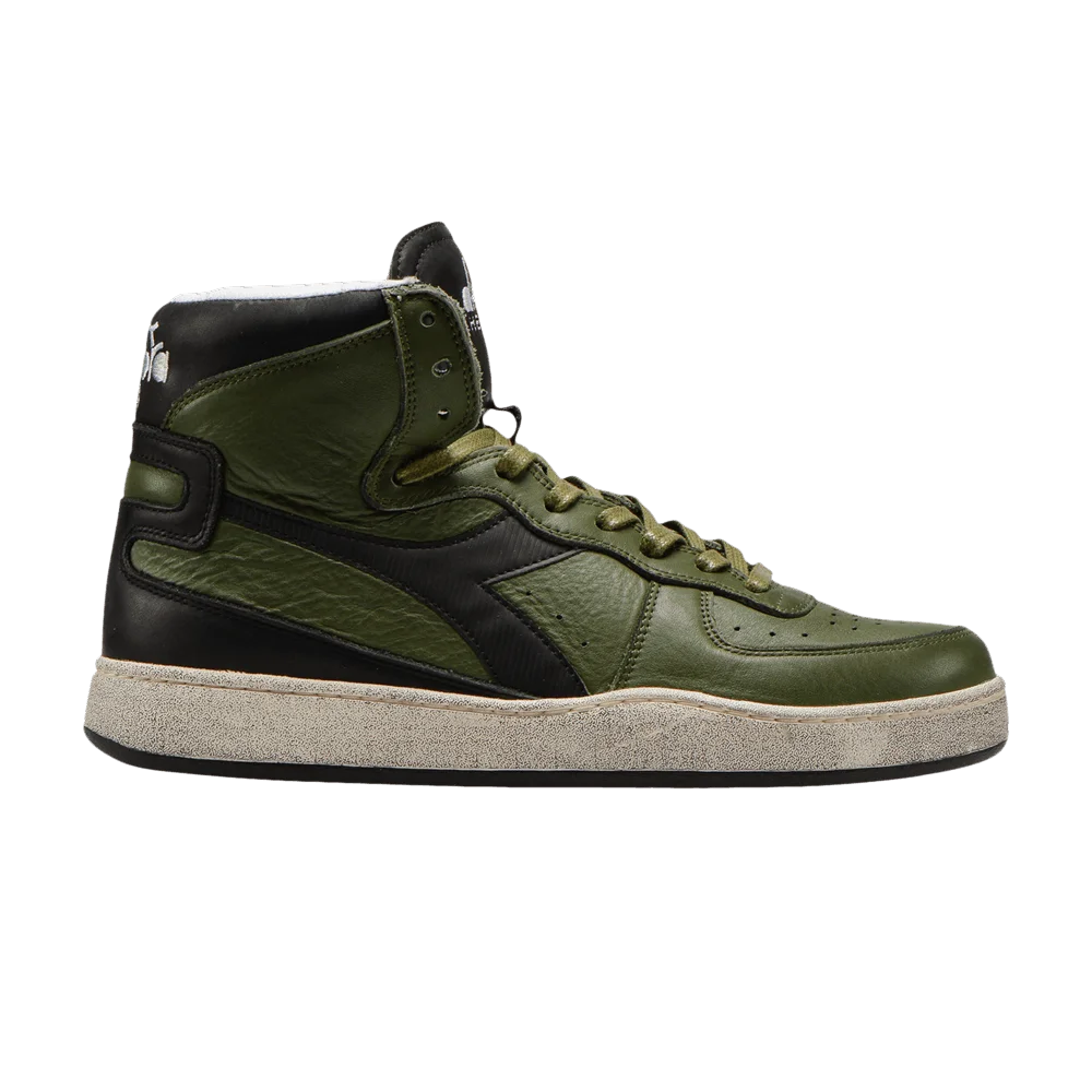 Кроссовки Diadora Mi Basket Used 'Cypress Green'