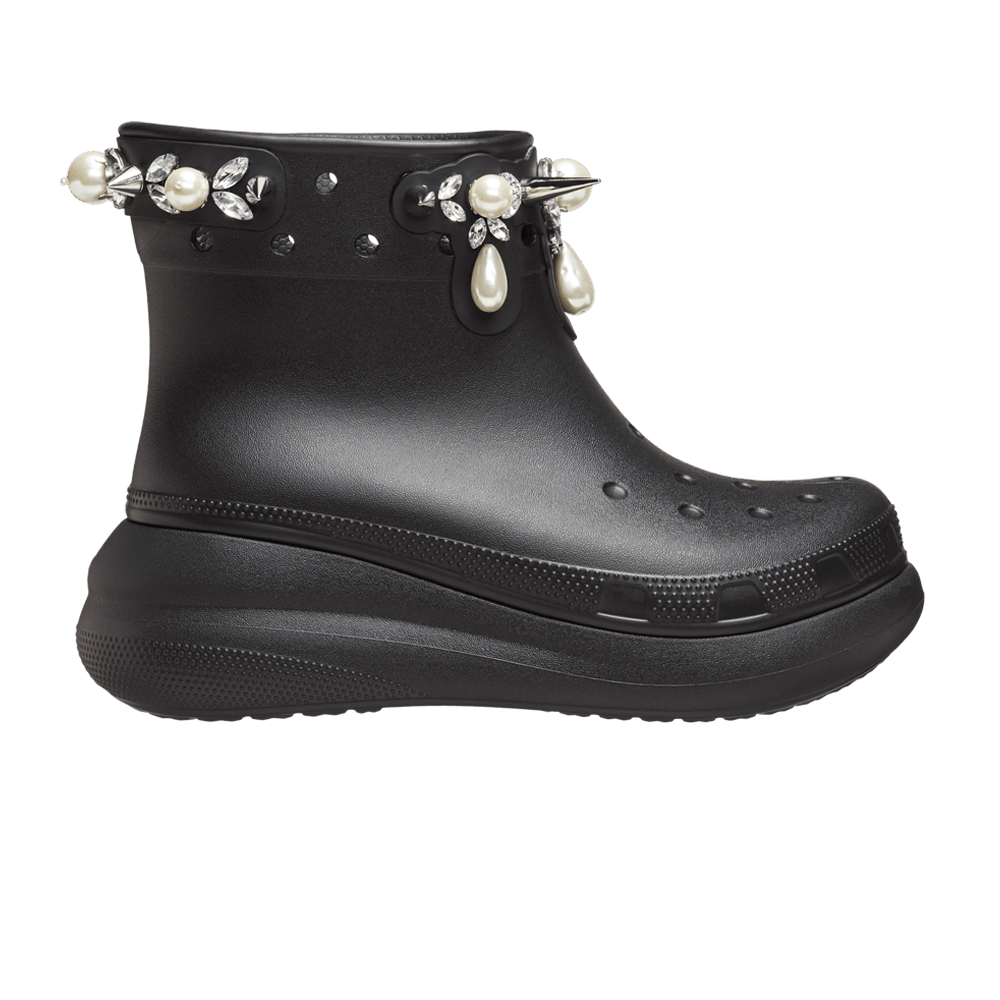 Кроссовки Crocs Simone Rocha x Classic Crush Boot 'Black'