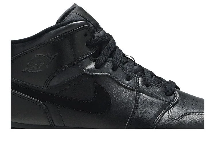 Кроссовки Air Jordan 1 Mid GS 'Deep Black'