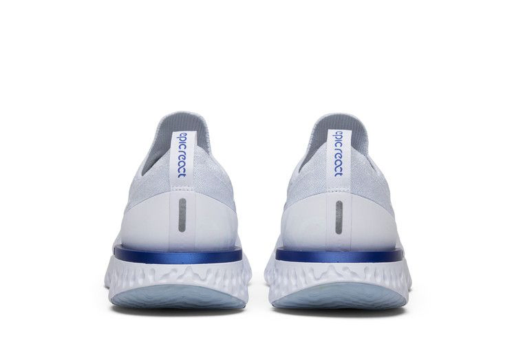Кроссовки Nike Epic React Flyknit 'White Racer Blue'