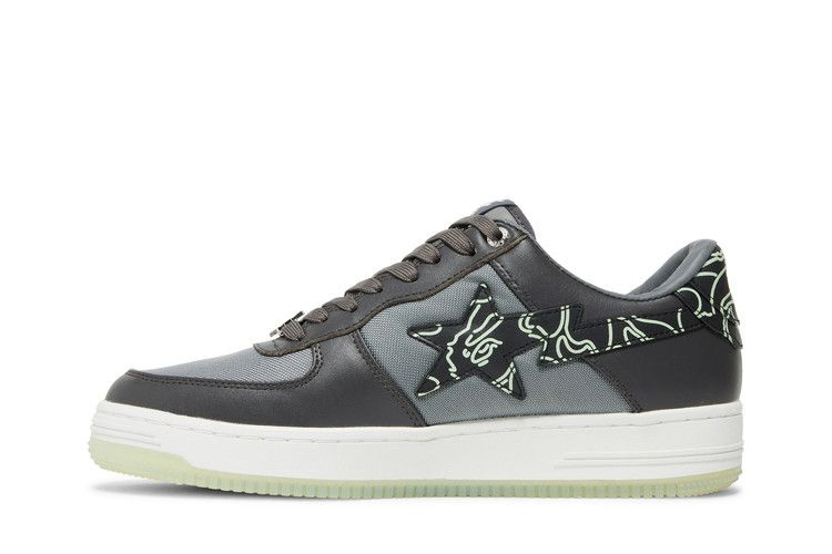 Кроссовки Bapesta 'Text Code Camo - Charcoal'