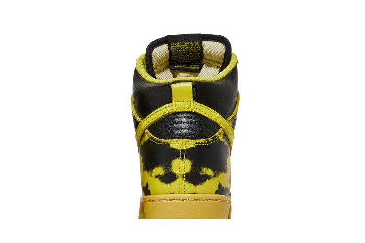 Кроссовки Nike Dunk High 1985 'Yellow Acid Wash'