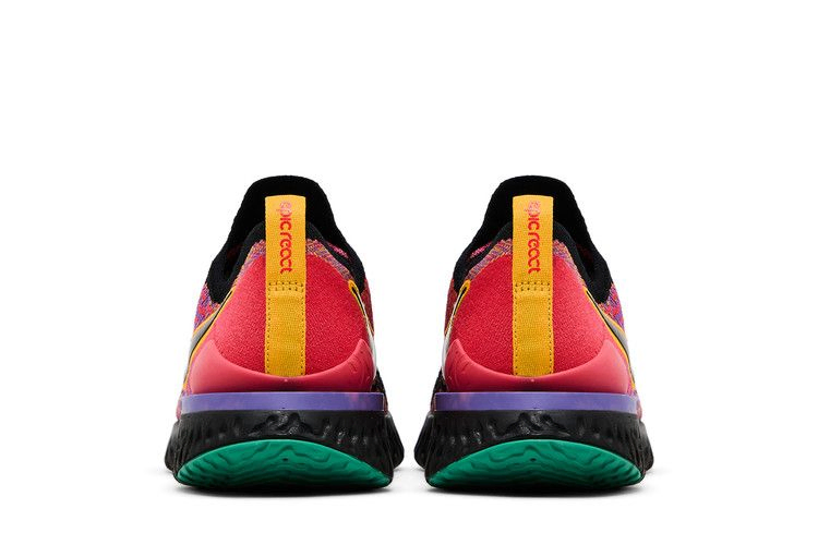 Кроссовки Nike Wmns Epic React Flyknit 2 'Black Ember Glow'