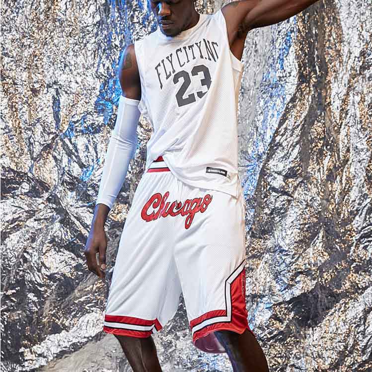 Баскетбольные шорты Ehot Chicago Bulls White Shorts