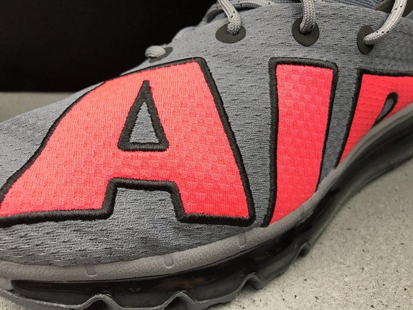 Кроссовки Nike Air Max Flair 'Cool Grey Solar Red'