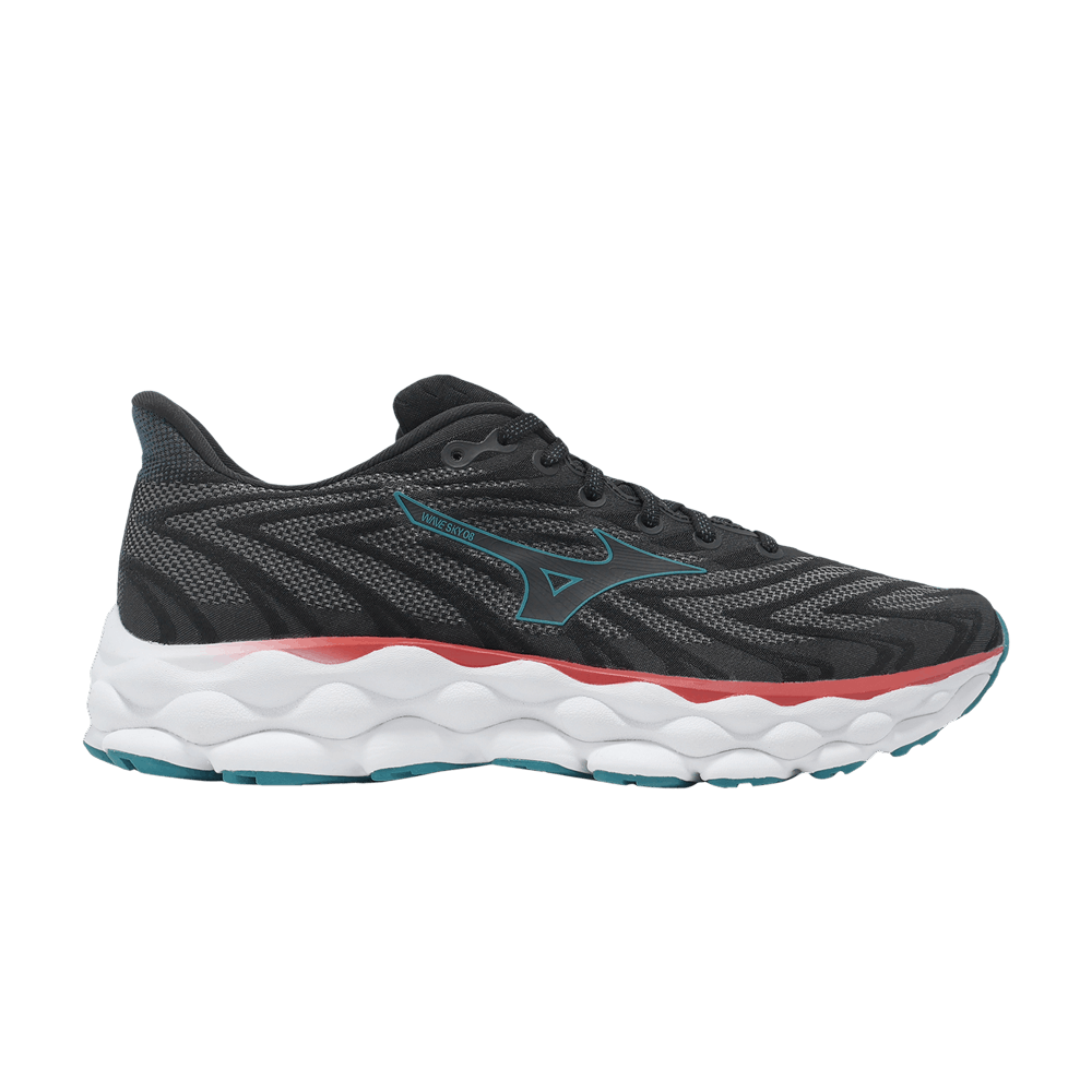 Кроссовки Mizuno Wave Sky 8 'Black Enamel Blue'