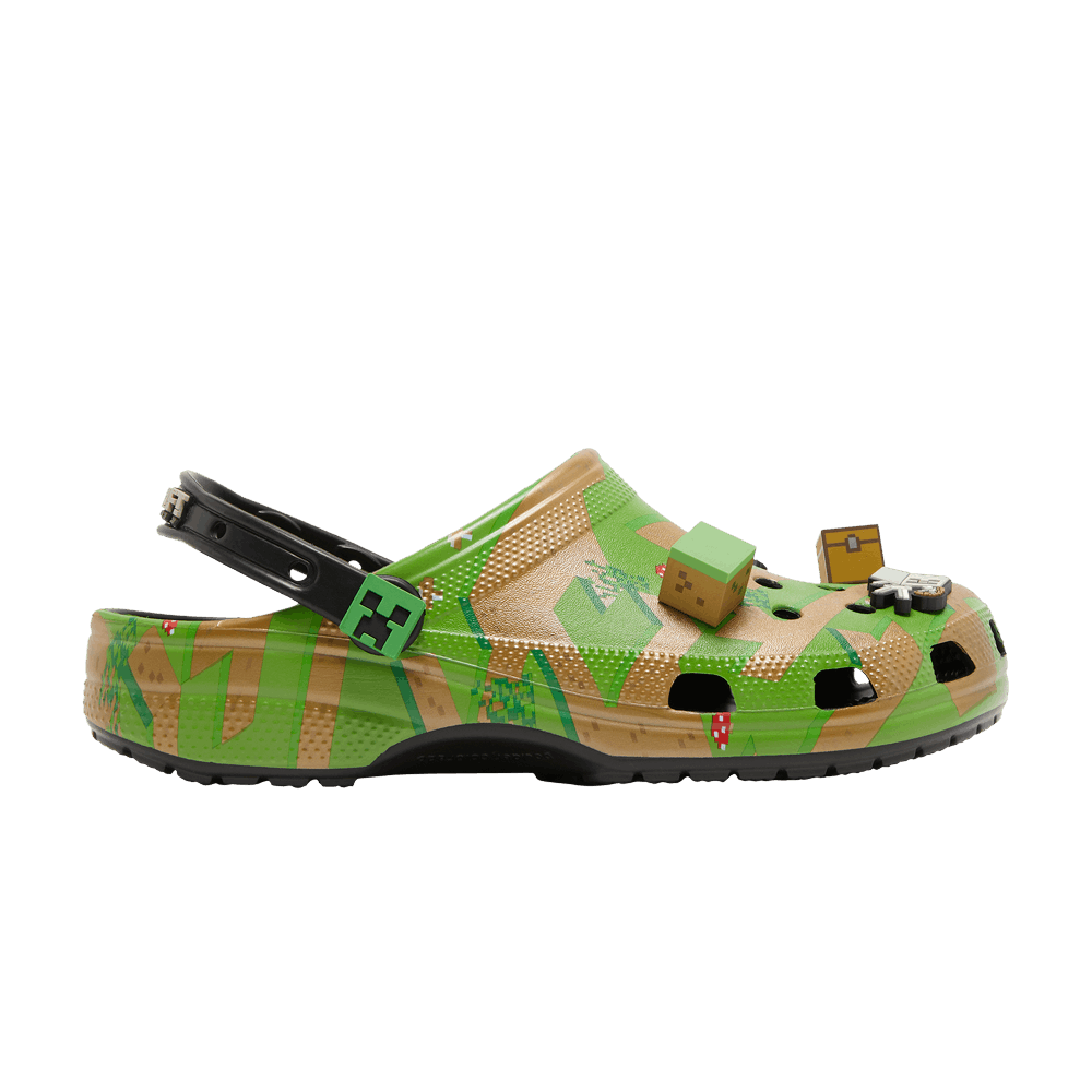 Кроссовки Crocs Minecraft x Classic Clog 'Grass Block'