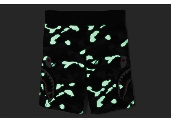 BAPE-City-Camo-Side-Shark-Sweat-Shorts-Black-1