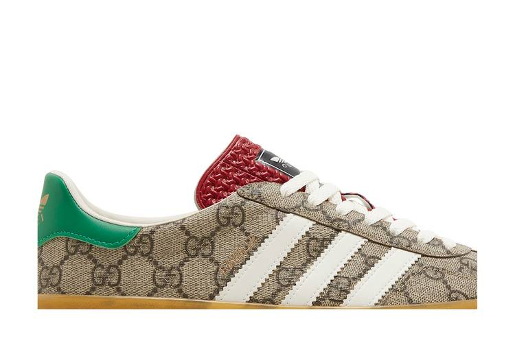 Кроссовки Gucci x adidas Wmns Gazelle 'Beige GG Monogram'