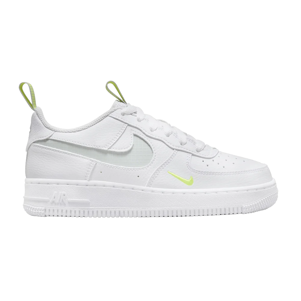 Krossovki-Nike-Air-Force-1-LV8-GS-White-Volt