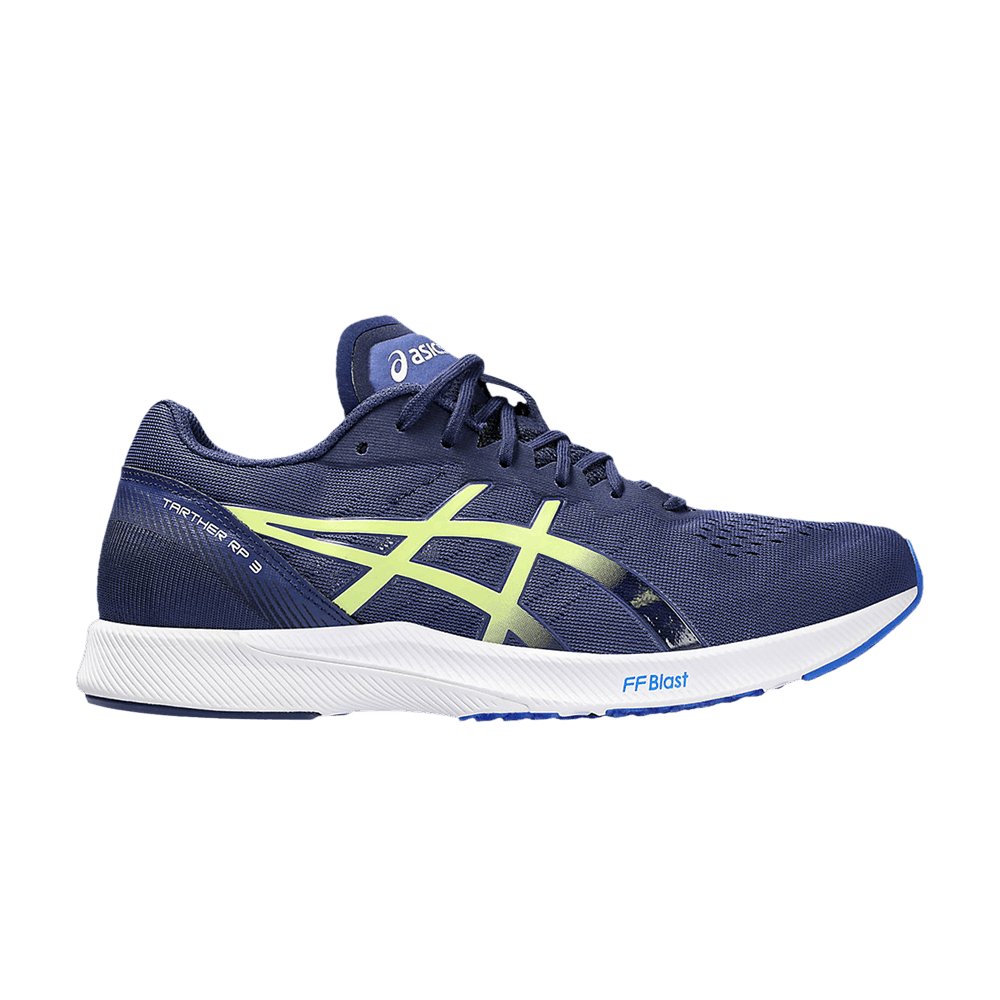 Кроссовки ASICS Tarther RP 3 2E Wide 'Deep Ocean Glow Yellow'