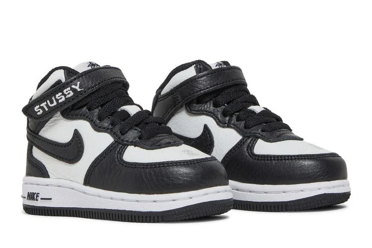 Krossovki-Stussy-x-Nike-Air-Force-1-Mid-TD-Black-White-7