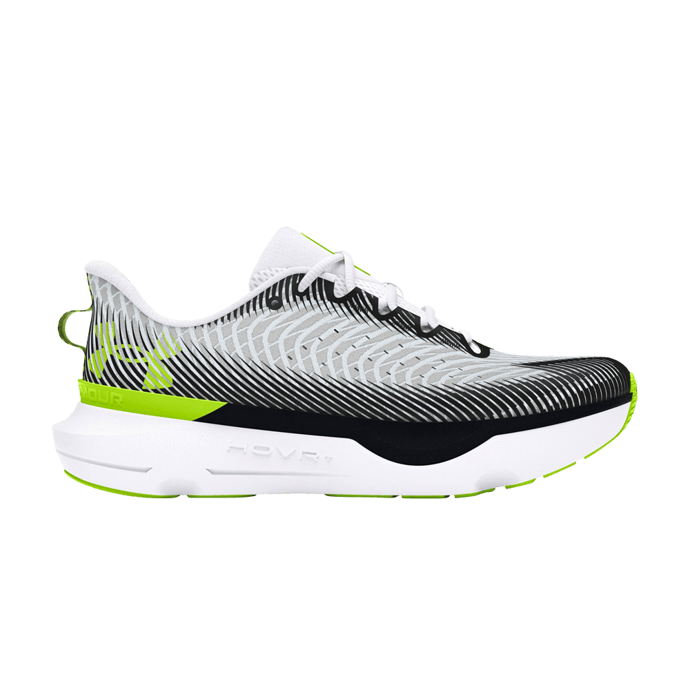 Кроссовки Under Armour HOVR Infinite Pro 'White High Vis Yellow'