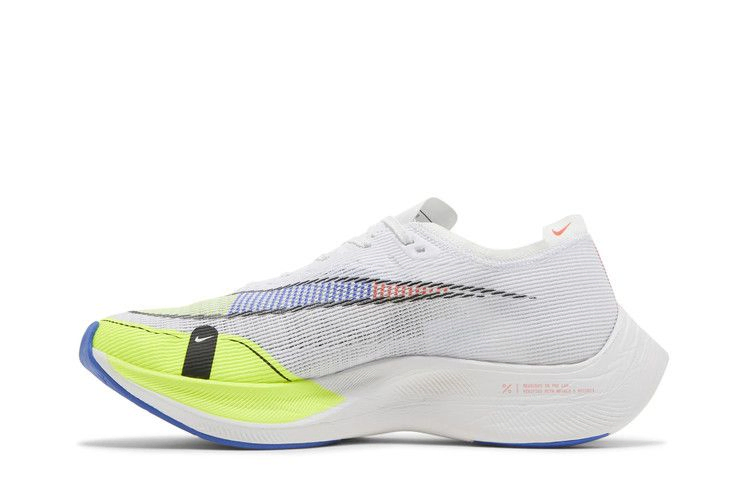 Кроссовки Nike ZoomX Vaporfly Next% 2 'White Volt Racer Blue'