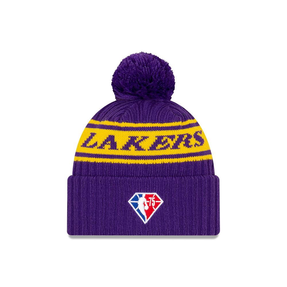 New-Era-Los-Angeles-Lakers-2021-Draft-Edition-Pom-Knit-NBA-Beanie-2