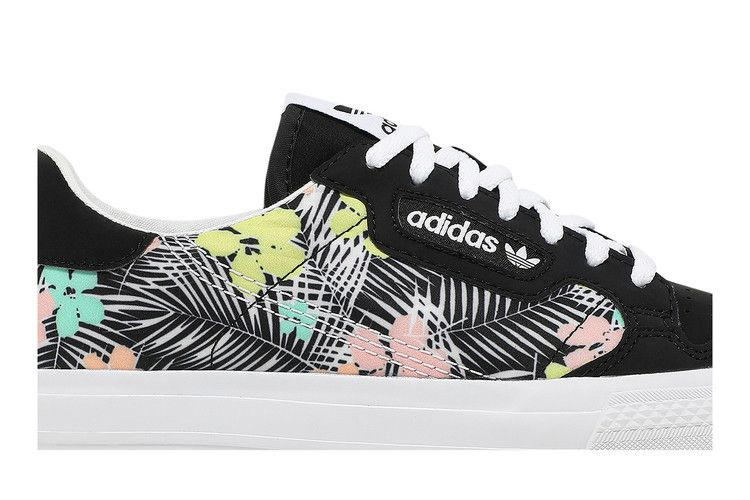 Кроссовки Adidas Continental Vulc J 'Black Floral'