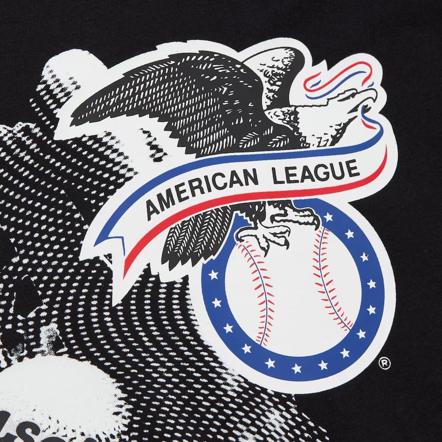 Футболка Mitchell & Ness Black Chicago White Sox Cooperstown Collection Logo Blast T-Shirt